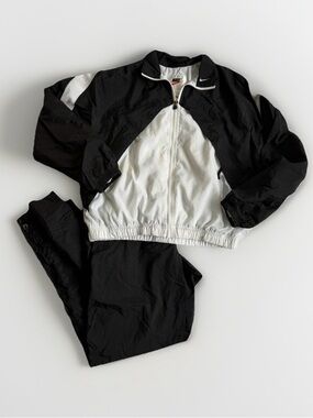 VTG Nike Youth LG Tracksuit Colorblock 90s (Fits Women XS/S Boxy Cropped) READ